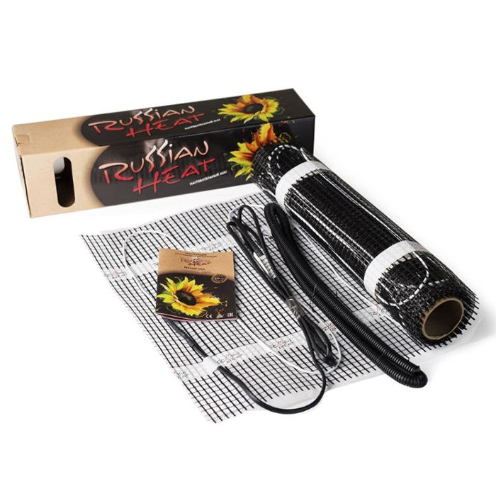 Нагревательный мини-мат двухжильный Russian Heat (9 кв.м.)