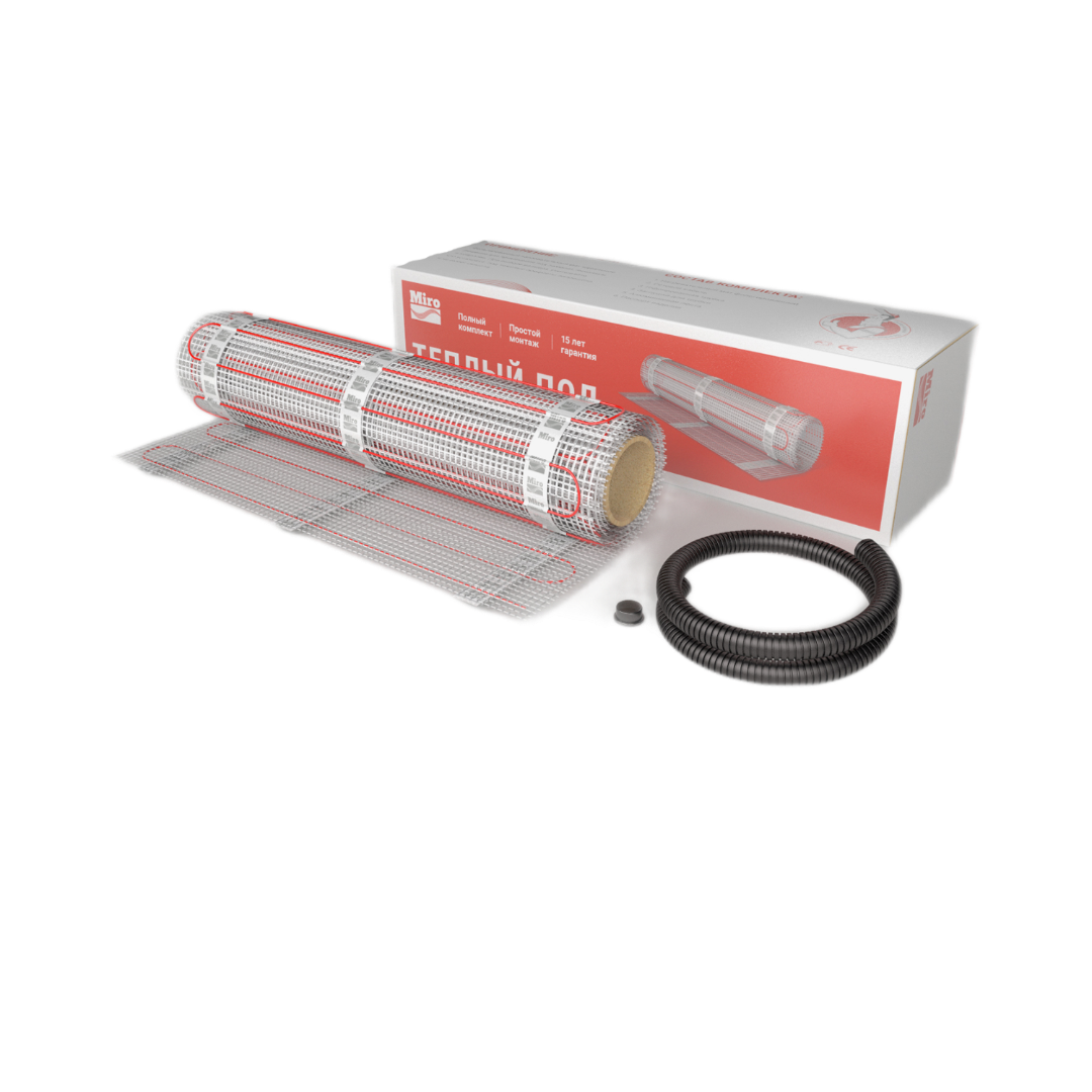 Нагревательный мат Miro 6,0 м2 - 900 Вт (150 Вт/м2)